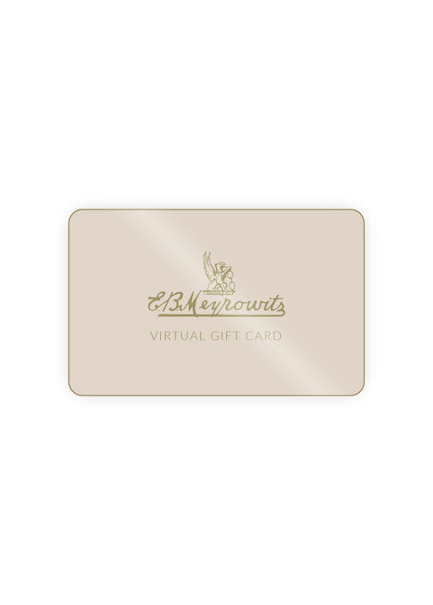 E.B. Meyrowitz Gift Card